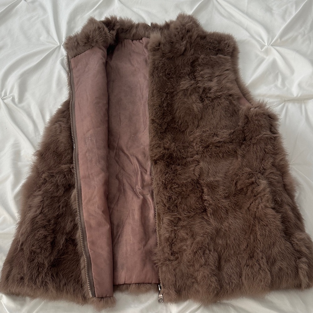 100% Rabbit Fur Vest - Picture 4 of 5